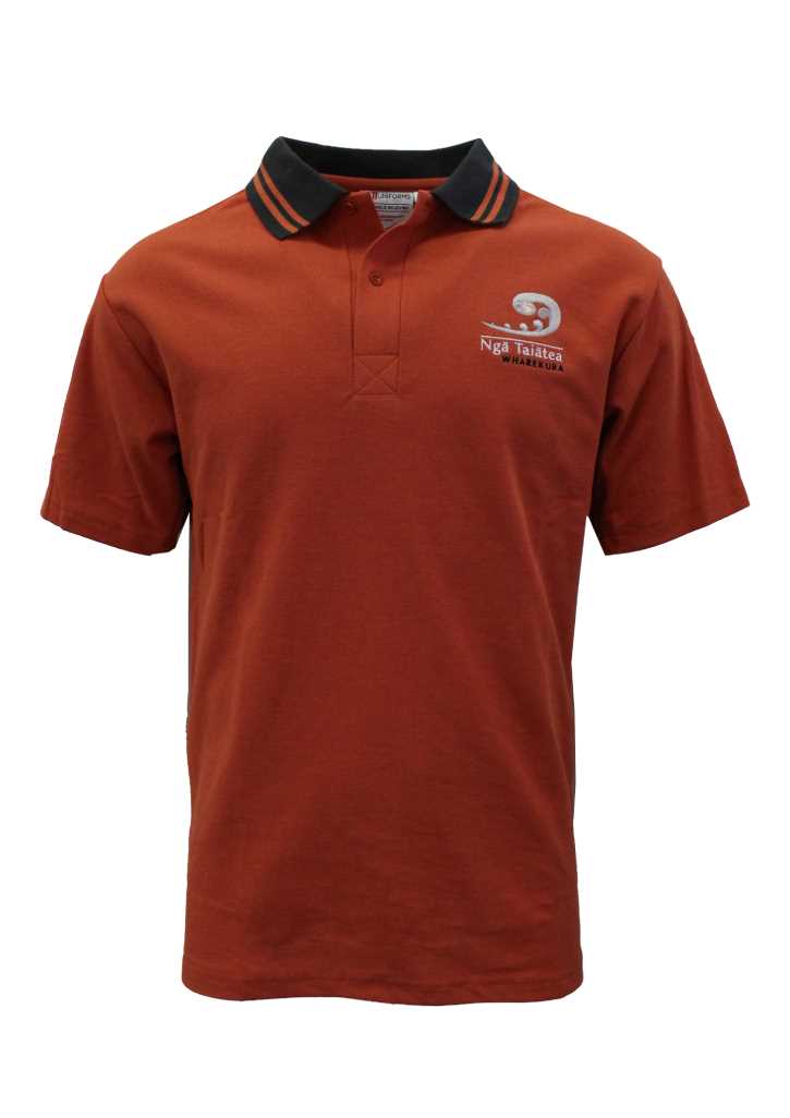 Nga Taiatea Wharekura Polo Orange